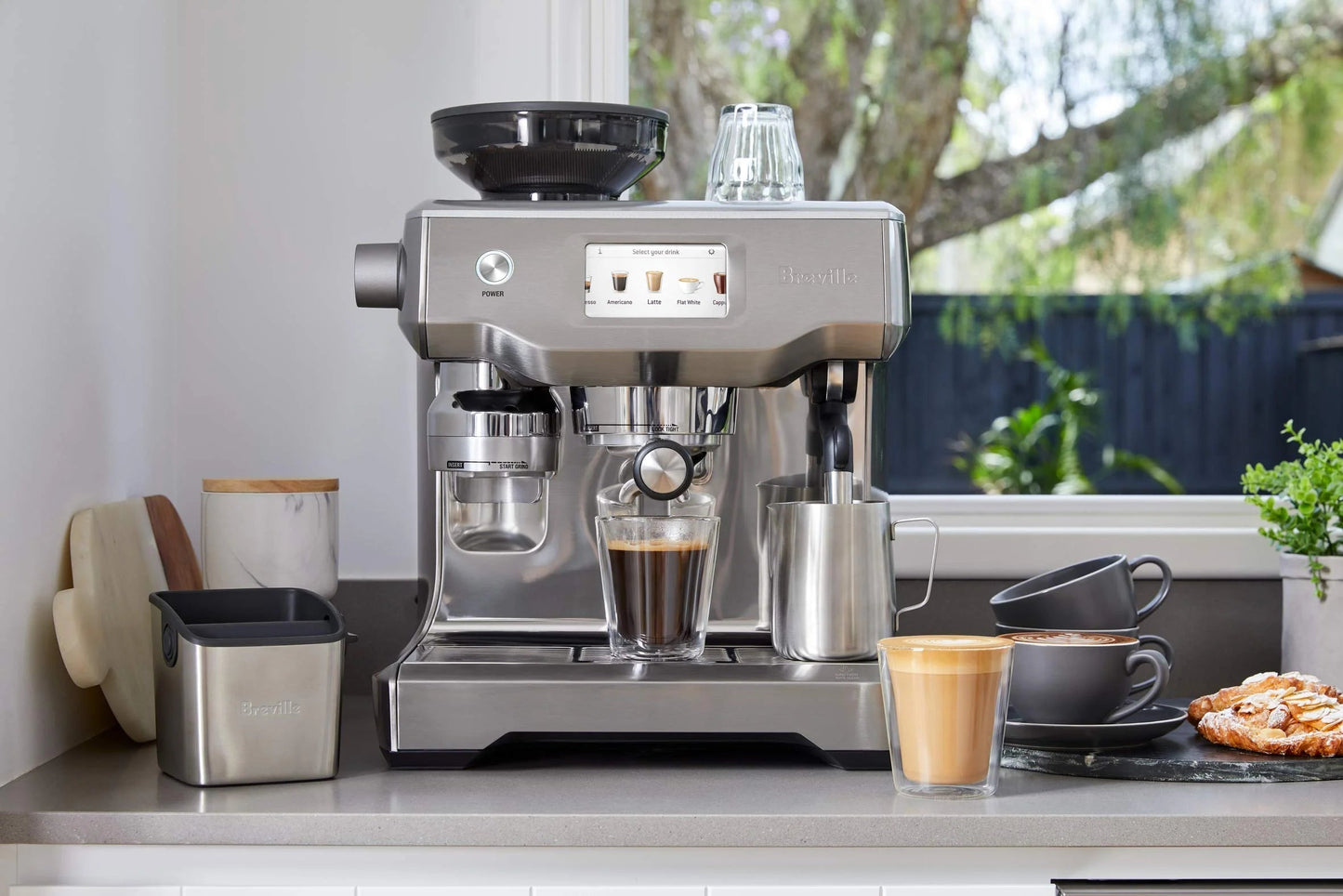 Breville Automatic Espresso Machine BES990BSSUSC