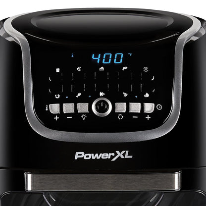 PowerXL Vortex Air Fryer Pro plus 10 Quart Capacity, Black, 1700 Watts