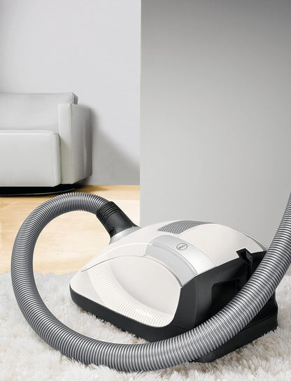 Pure Suction Powerline Canister Vacuum Cleaner, Lotus White