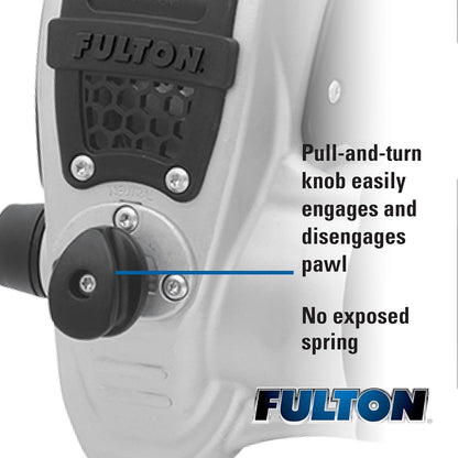 Fulton F2 Marine Trailer Winch 3200lbs 2-Speed Adjustable