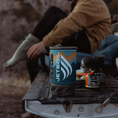 Flash Camping and Backpacking Stove System, Portable Propane/Isobutane Burner with Cooking Cup for Outdoor Trips and Hiking