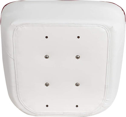 Bucket Pontoon Boat Seat (White/Blue)
