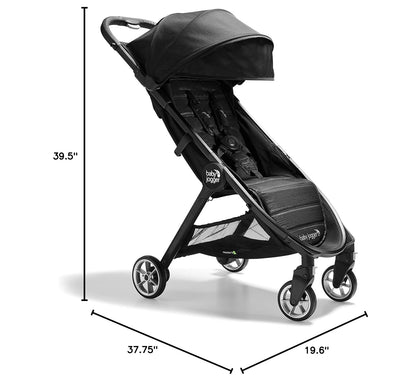 City Tour 2 Ultra-Compact Travel Stroller, Jet, Lightweight, Foldable, Ideal for Traveling