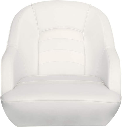 Bucket Pontoon Boat Seat (White/Blue)