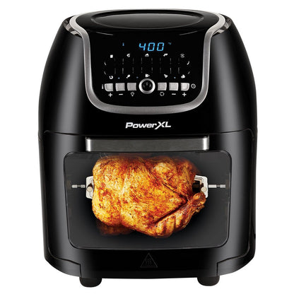PowerXL Vortex Air Fryer Pro plus 10 Quart Capacity, Black, 1700 Watts