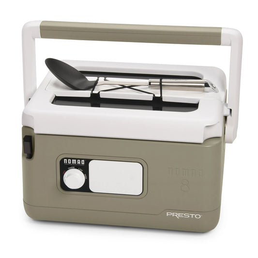 Presto 8-Quart Nomad Traveling Slow Cooker in Tan