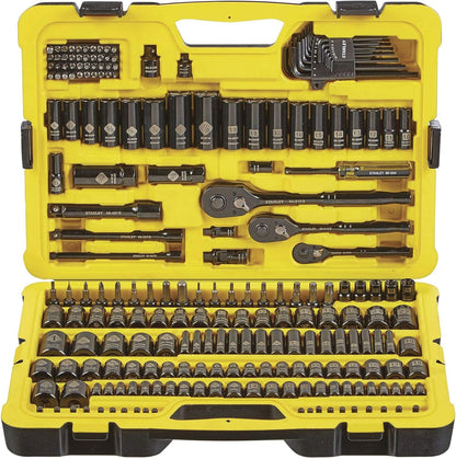 Professional Grade Black Chrome NEW Mechanics Tool Set (Socket Set-229 pieces)
