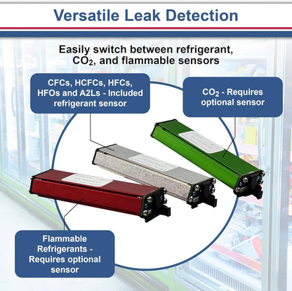 Refrigerant Leak Detector and Portable Monitor, Model: 724-202-G1,Off-White