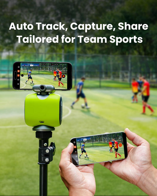 Chameleon AI 4K Sports Camera, Soccer & Basketball Tracking, No Subscription