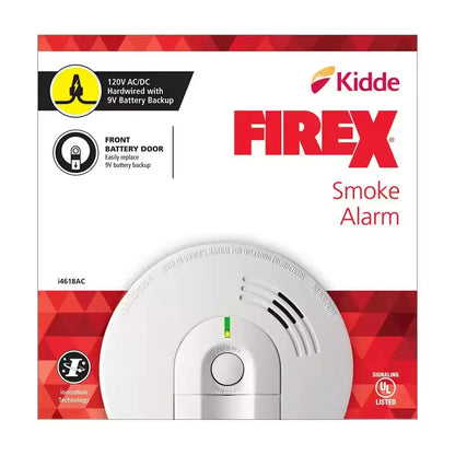 Firex 4-Pack Hardwired Smoke Detector with Ionization Sensor