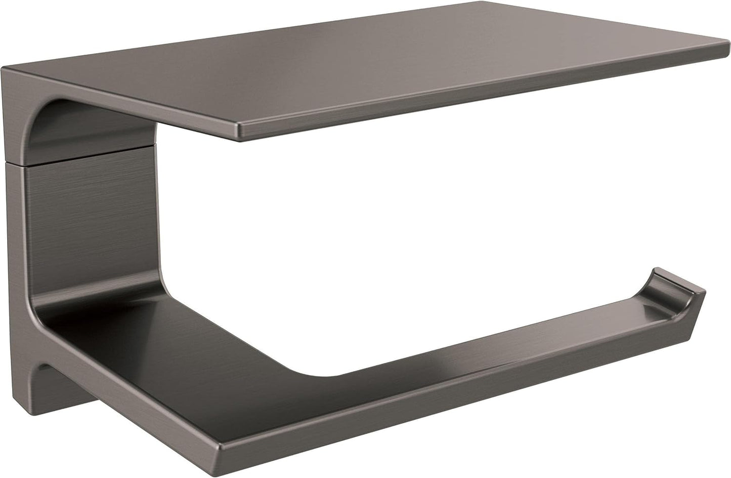 Pivotal Toilet Paper Holder With Shelf, Polished Nickel, Bathroom Accessories, 79956-PN