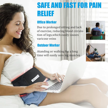 Red Light Therapy for Neck and Shoulder Pain Relief 850nm Near Infrared Therapy Set Wearable Wrap Devices for Upper Back Neck Shoulders Body Muscle Relax Home Use Treatment Pad FDA Cleared